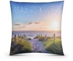 Bestlivings Outdoor Kissen mit Strandmotiv Ankerplatz 1 St&uuml;ck 1er Pack