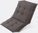 Beautissu 5er Set Sun-NL Niederlehner Auflage 105x50x8cm Taupe