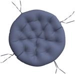 vidaXL Kissen Rund Marineblau &Oslash; 100x11 cm Oxford-Gewebe 379368
