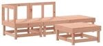 vidaXL 4-Tlg Garten-Lounge-Set Massivholz Douglasie 3186485