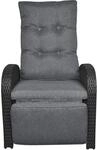 ebuy24 Jorl Garten Lounge Gartenstuhl Sofastuhl mit Stufenloser Einstellung im