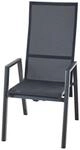 Siena Garden Sessel Bologna Move 113,5 x 56,5 x 75,5 cm Anthrazitgrau Matt