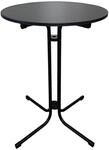 Chefgastro Stehtisch Mit Hussen Klappbar Rund Rund Hx&oslash; 110X80Cm Bistrotisch Stahl