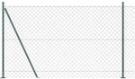 vidaXL Zaunpfosten Gr&uuml;n 10 x 1,6 m 60 x 60 mm Maschenweite 3351241