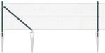 vidaXL Zaunpfosten Gr&uuml;n 10 x 0,5 m 16 x 16 mm Netz Stahl 3352034