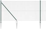 vidaXL Zaunpfosten Gr&uuml;n 10 x 1 m 12 x 12 mm Maschen Stahl 3352045