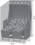 Acamp Schutzh&uuml;lle f&uuml;r Strandk&ouml;rbe bis 160 cm x 79 cm