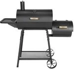 TAINO KAMAYO Smoker R&auml;ucherofen Standgrill Holzkohle-Grill Klein BBQ Grillwagen