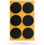 SOTECH Filzgleiter &Oslash;40 x 3 mm Selbstklebend Schwarz