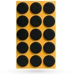 SOTECH Filzgleiter &Oslash;28 x 3 mm Selbstklebend Schwarz