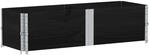 vidaXL Pflanzkasten Schwarz 150x50 cm Massivholz Kiefer 3295408