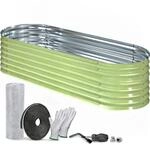 TTL GARDEN Ovales Garten-Hochbeet FUSION 6-in-1 200&times;60&times;45 cm &ndash; Modulares...