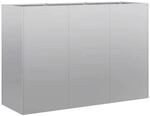 vidaXL Pflanzgef&auml;&szlig; 120x40x80 cm Stahl Verzinkt 860722