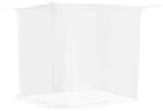 vidaXL Moskitonetz zum Aufh&auml;ngen 156 Mesh Wei&szlig; 220x100x150 cm 4010053