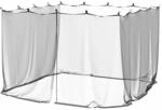 vidaXL Moskitonetz f&uuml;r den Au&szlig;enbereich 220 Maschen Schwarz 300 x 300 x 200 cm