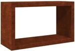 vidaXL Brennholzregal 100x40x60 cm Wetterfester Stahl 850988