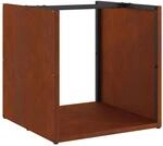 vidaXL Brennholzregal 40x40x40 cm Wetterfester Stahl 864242