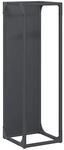 vidaXL Brennholzregal Anthrazit 25x25x80 cm Kaltgewalzter Stahl 864265