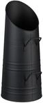 Relaxdays Kohlensch&uuml;tte Eisen Schwarz 9 Liter 51 cm x 23 cm 1,1 kg