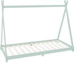 ML-Design Kinderbett Tipi 90 x 200 cm mit Lattenrost Mint Kiefernholz