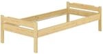 Erst-Holz Massivholz-Einzelbett f&uuml;r Kinder und Jugendliche Kiefer 80 x 200 cm...