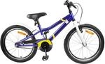 vidaXL Kinderfahrrad 22 Zoll f&uuml;r 7-12 Jahre Alt Blau Wei&szlig; 42009412
