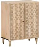 vidaXL Beistellschrank 60x33x75 cm Massivholz Mango 358250
