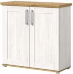 Inn.Furn Kommode Wei&szlig; L&auml;rche Eiche Artisan 95 cm Landhaus Mirano