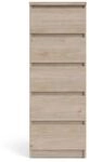 ebuy24 Nada1 Kommode 5 Schubladen Hickory-Dekor
