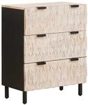 vidaXL Sideboard Wei&szlig;e Gewaschene Oberfl&auml;che 60 x 33 x 75 cm 4017867