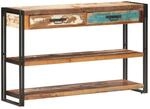 vidaXL Sideboard 120x30x75 cm Massivholz 321804