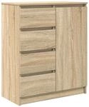 vidaXL Sideboard mit Schubladen Sonoma-Eiche 71x35x84 cm Holzwerkstoff 861582