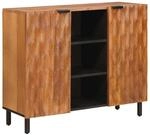 vidaXL Sideboard mit Regal Akazienbraune Oberfl&auml;che 90 x 33 x 75 cm 4017928