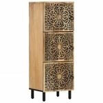 vidaXL Beistellschrank 40x33x110 cm Massivholz Mango 358241