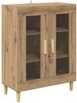 vidaXL Sideboard Artisan-Eiche 69,5 x 34 x 90 cm Holzwerkstoff 880822