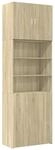 vidaXL Highboard Sonoma-Eiche 80x42,5x249 cm Holzwerkstoff 3281359