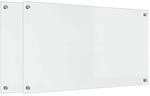 vidaXL K&uuml;chenr&uuml;ckwand 2 pcs Transparent 90 x 50 cm Geh&auml;rtetes Glas 3415537