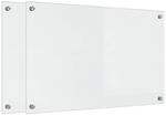 vidaXL K&uuml;chenr&uuml;ckwand 2 pcs Transparent 80 x 50 cm Geh&auml;rtetes Glas 3415534