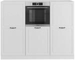 Vicco R-Line K&uuml;chenblock Wei&szlig; Landhaus/Wei&szlig; 180 cm ohne Arbeitsplatte ohne