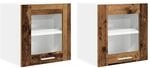 vidaXL H&auml;ngeschrank 2 Stk Altholz 40 x 31 x 40 cm Holzwerkstoff 884207