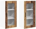 vidaXL K&uuml;chenschrank 2 Stk Altholz 40 x 31 x 80 cm Holzwerkstoff 885002