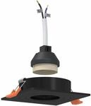 vidaXL Spotlight 6 Stk Schwarz 9 x 9 x 2 cm Aluminium 4108152