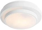 QAZQA Moderne Deckenleuchte Wei&szlig; 25 cm IP44 Walden