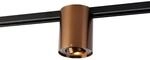 QAZQA Moderner 1-phasiger Schienenstrahler Dunkelbronze Iconic Rondoo Up