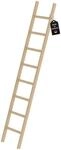PROREGAL Sprossen-Anlegeleiter Holz Ohne Traverse 8 Sprossen