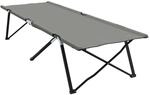 vidaXL Klapp Schlafbett f&uuml;rs Camping Grau 206 x 76 x 74 cm 42003165