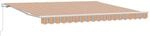vidaXL Einziehbare Markise Mehrfarbig 400 x 300 cm 3330559