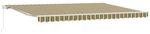 vidaXL Einziehbare Markise Mehrfarbig 500 x 350 cm 3331573