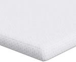 vidaXL Matratzenauflage Wei&szlig; 90 x 200 cm Jacquard Stoff 4106179