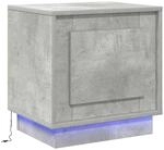 vidaXL Nachttisch mit Betongrau 44 x 34,5 x 45 cm Holzwerkstoff 869568
